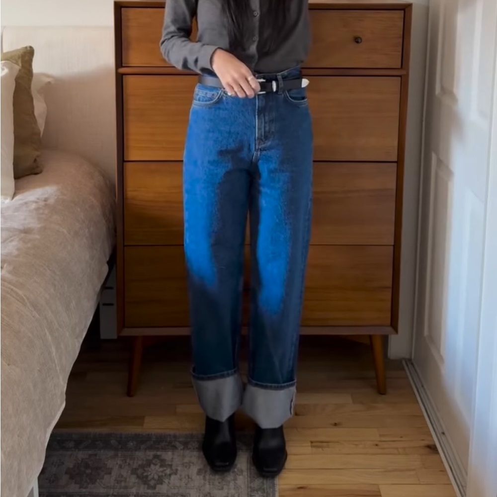 Reformation Wilder High Rise Wide Leg Jeans - Picture 3 of 5